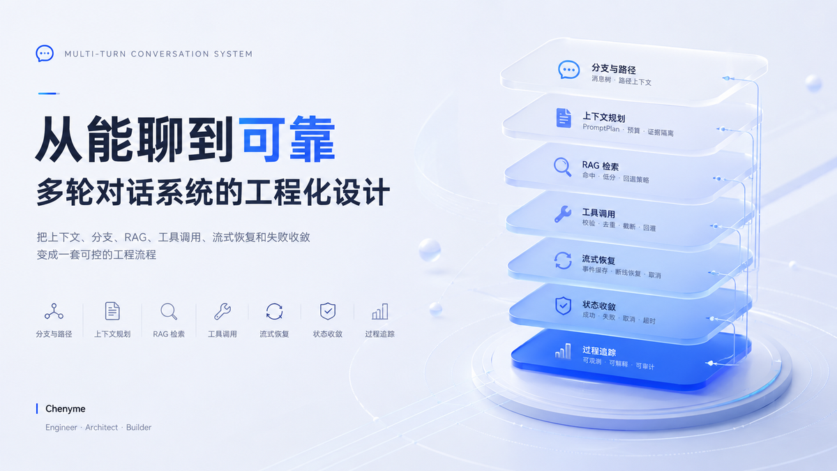 从能聊到可靠：多轮对话系统的工程化设计